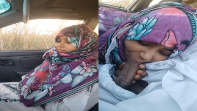 Muslim Girl Lovely Blowjob On The Car Online